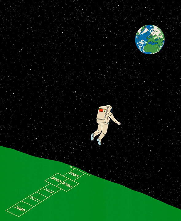  / Jumping into space