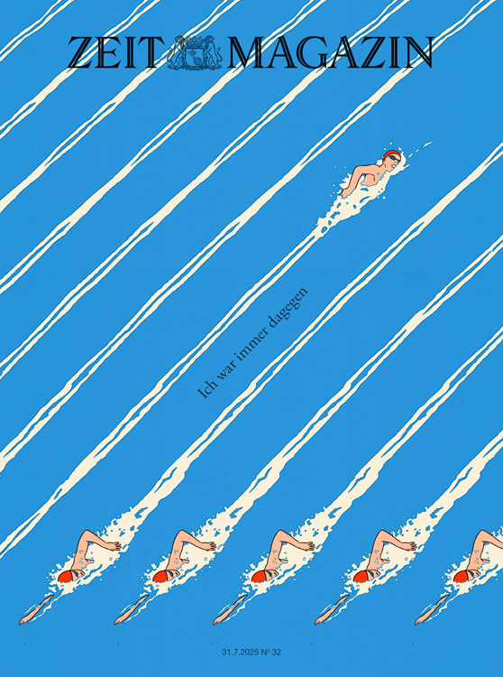 swimmers in pool with only one swimmer in composite direction 