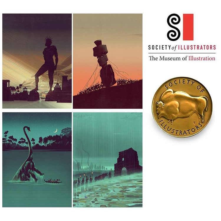 gold medal for a book by society of illustrators