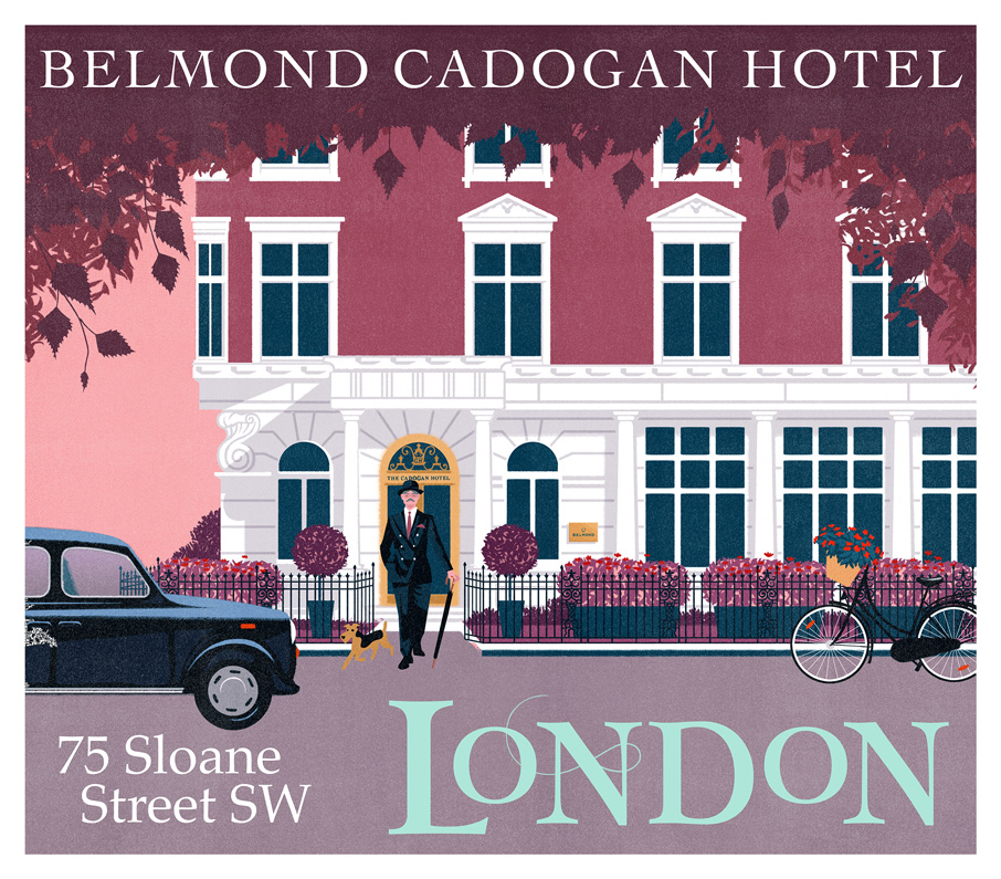 a gentleman walks in London