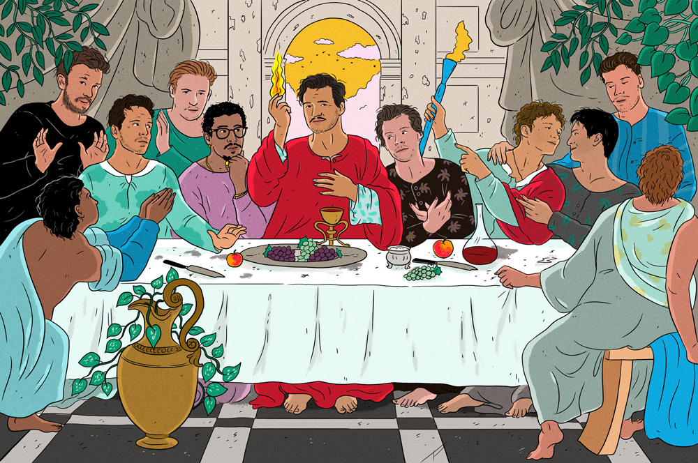 celebrities last supper
