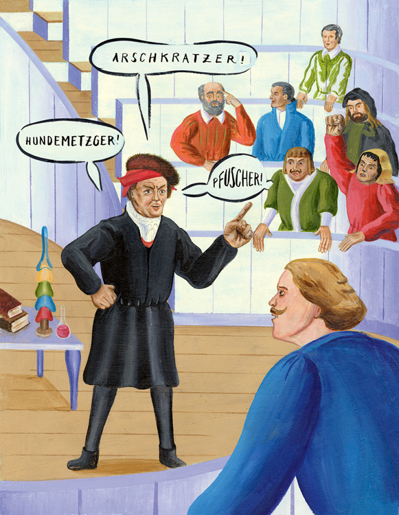 angry people in the historic courtroom