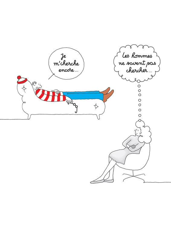 character of where is waldo lying on the sofa 