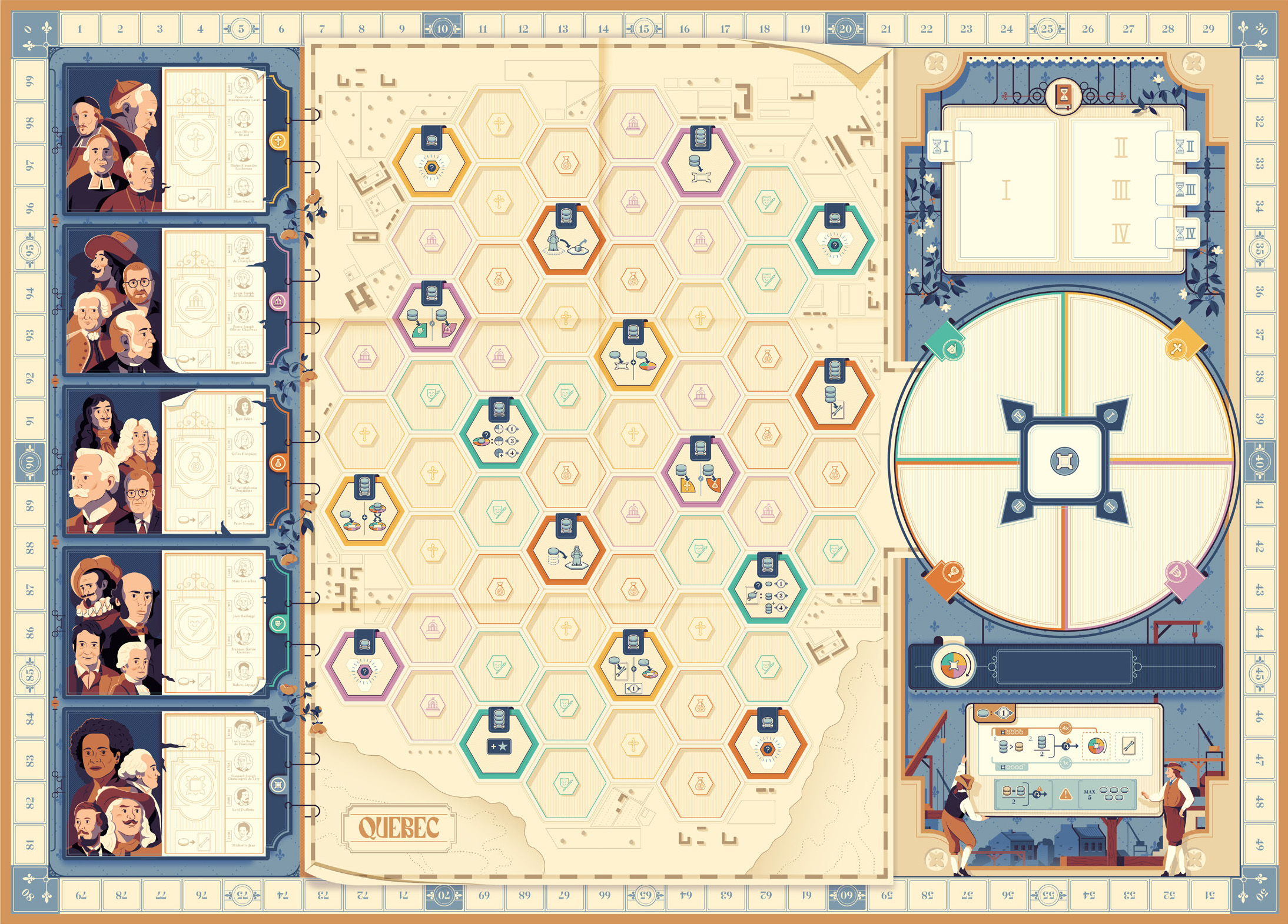 quebec game board 
