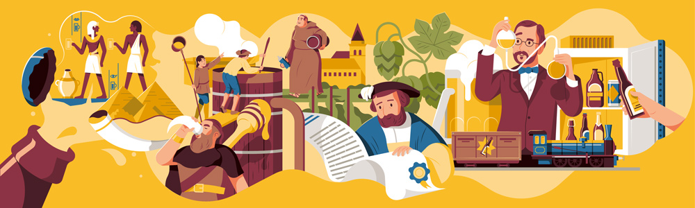 history of brewing beer