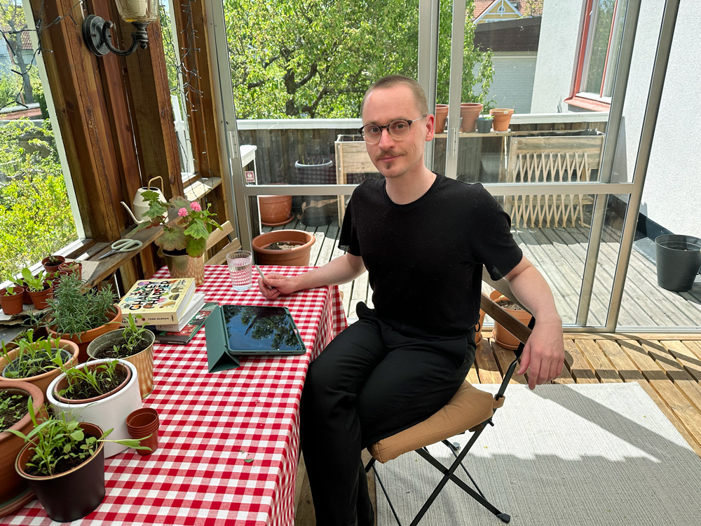 portrait of Anton Hallmann
