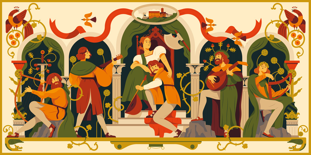 middle age musicians