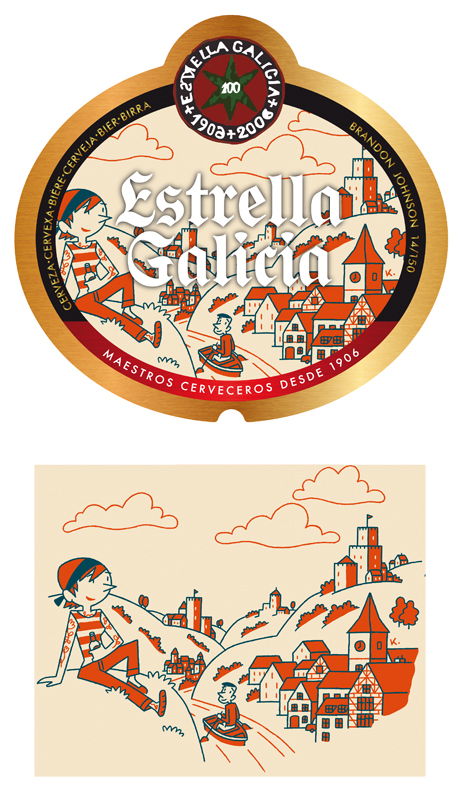 Estrella bear label 