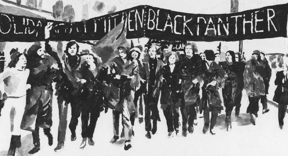 black panther demonstration