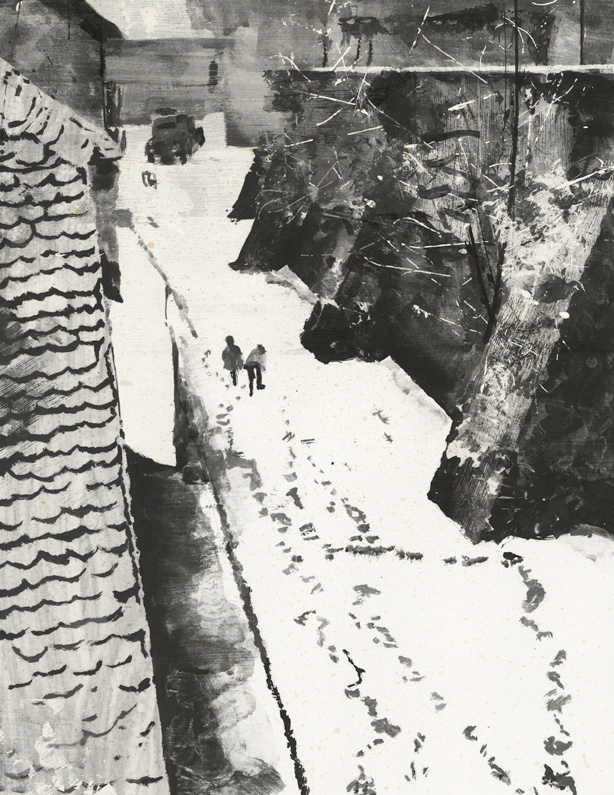 kids in snow