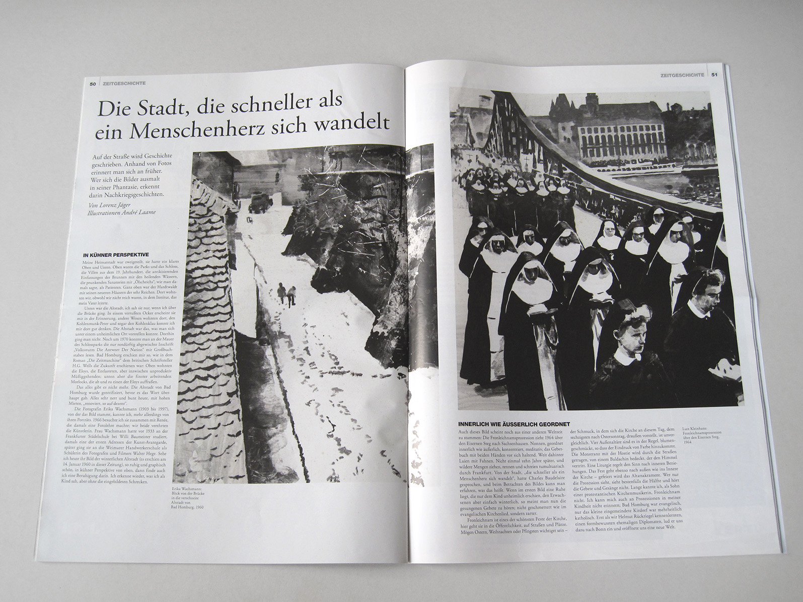 magazine layout FAZ magazine