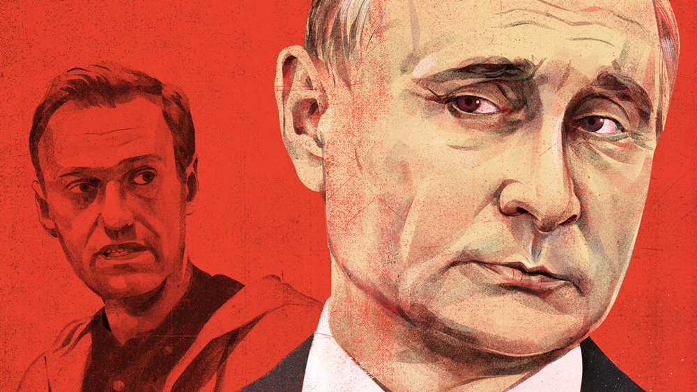 Alexei nawalny and vladimir Putin