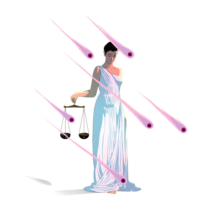 the woman justice attacked by fireballs
