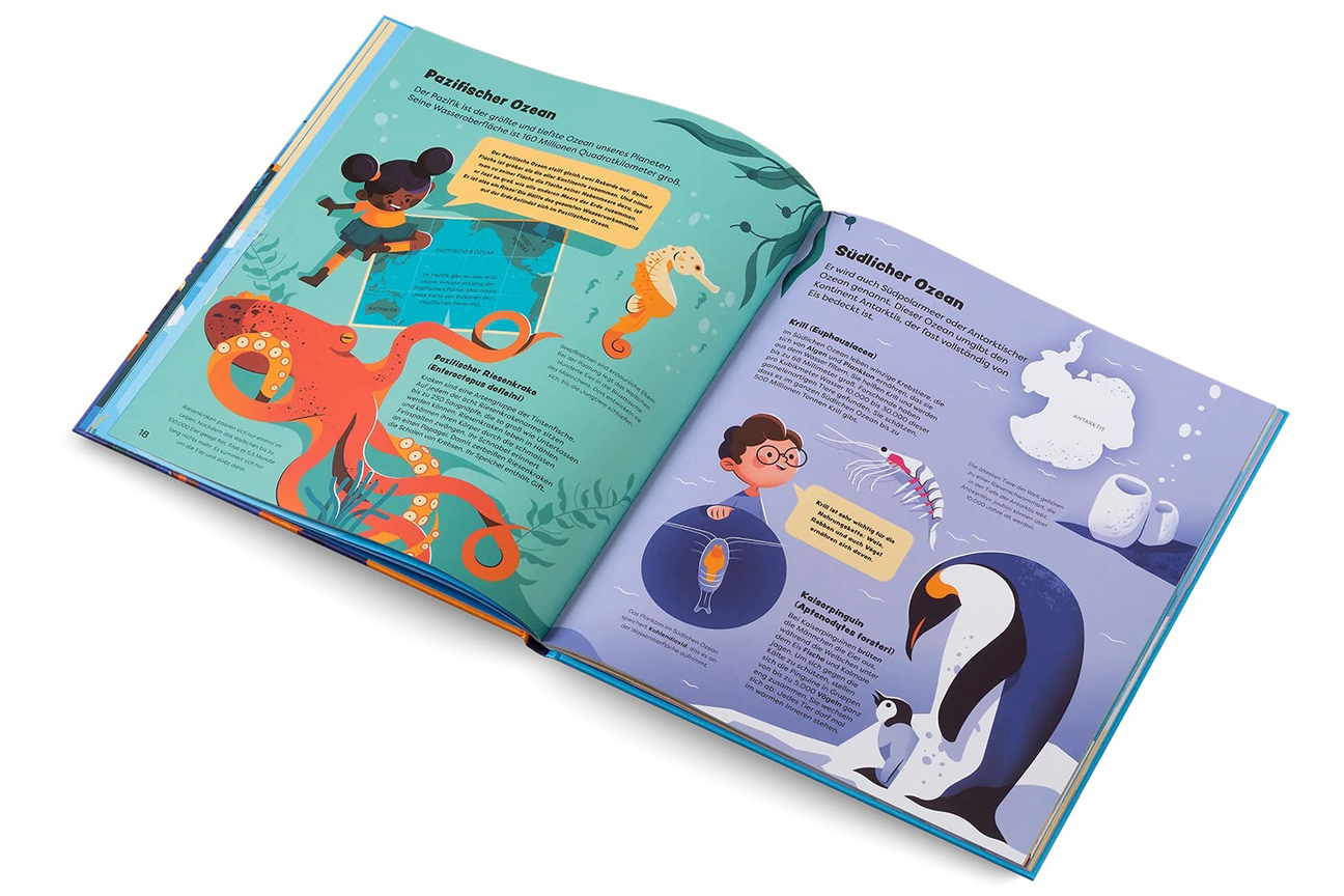 octopus and penguin