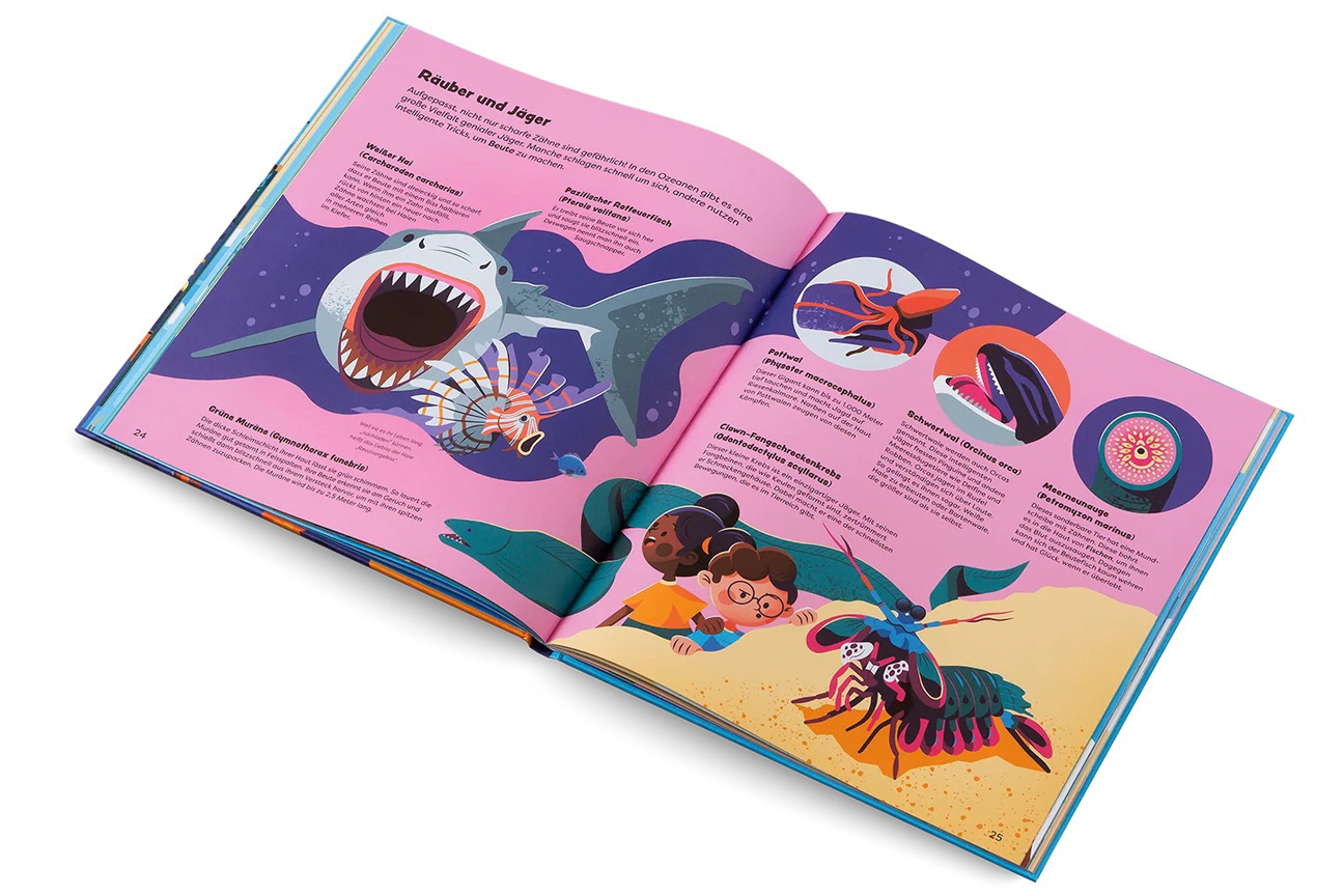 shark and crab