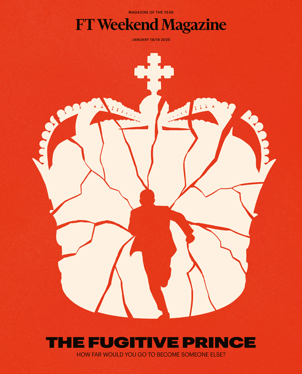 silhouette of running man with broken crown