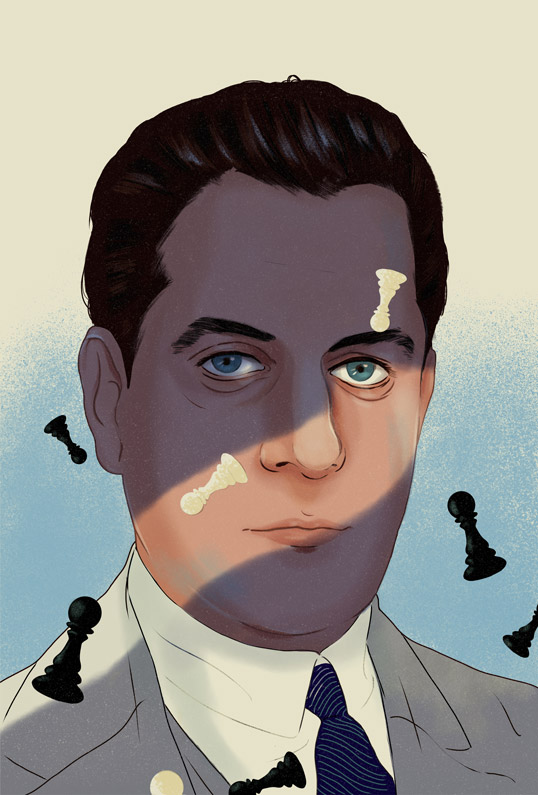 portrait of Jose Raul Capablanca 