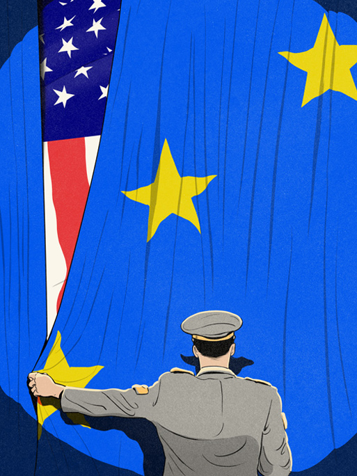 Emmanuel Polanco / soldier closing european curtain