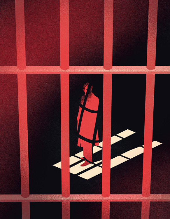 man in jail