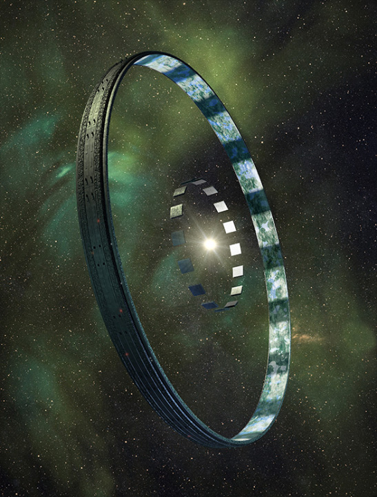 ring space ship of the future 