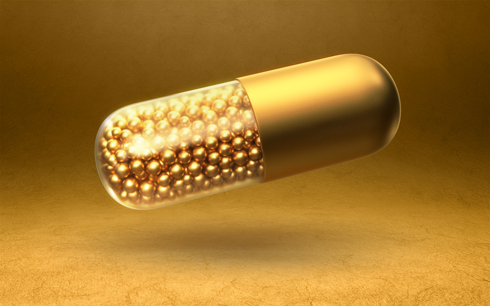 golden capsule