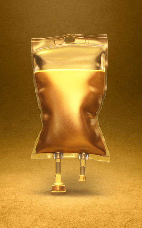 golden infusion bag