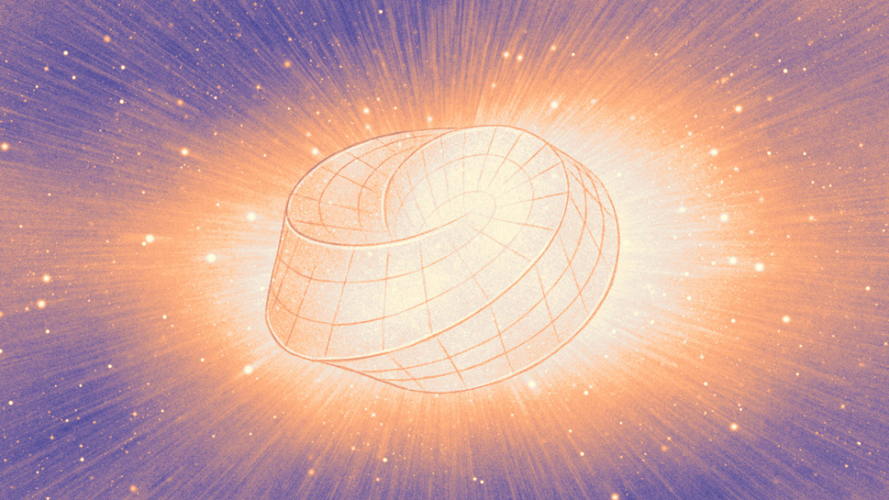 object flying in an universe